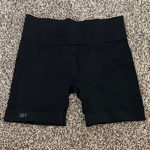 SET Active Black Athletic Shorts